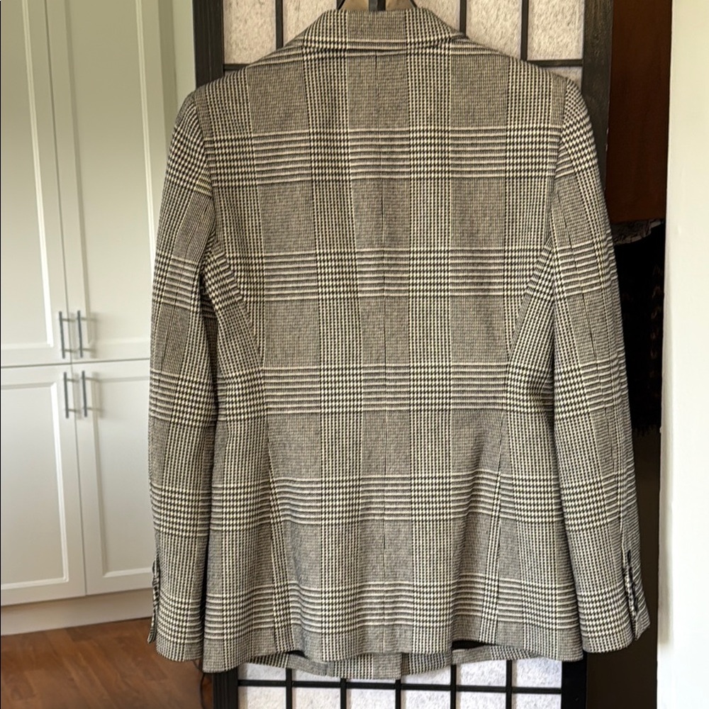 DKNY Classic Houndstooth Blazer, Lined, SZ6 - Picture 3 of 12